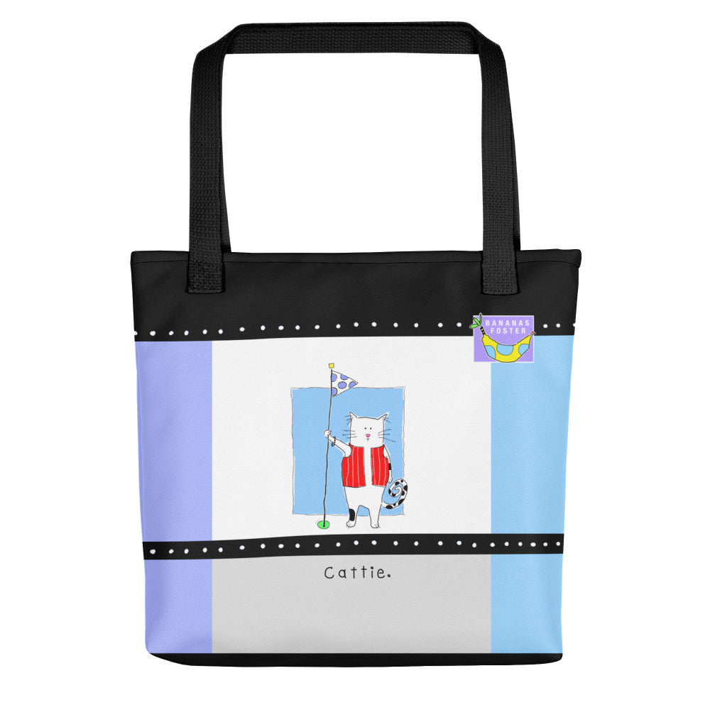 The back of the CATTIE TOTE BAG by Jenny Foster