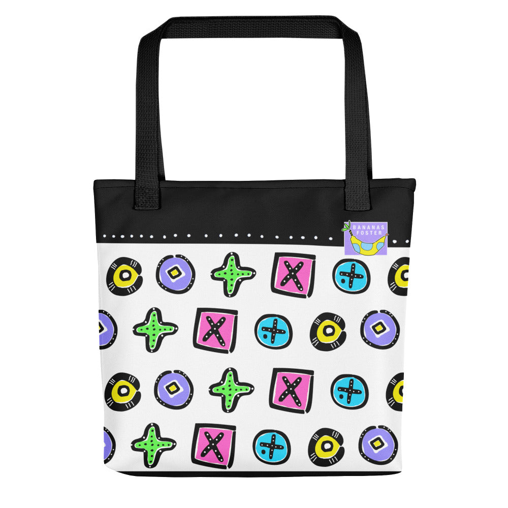 The back of the DOODLES TOTE BAG by Jenny Foster